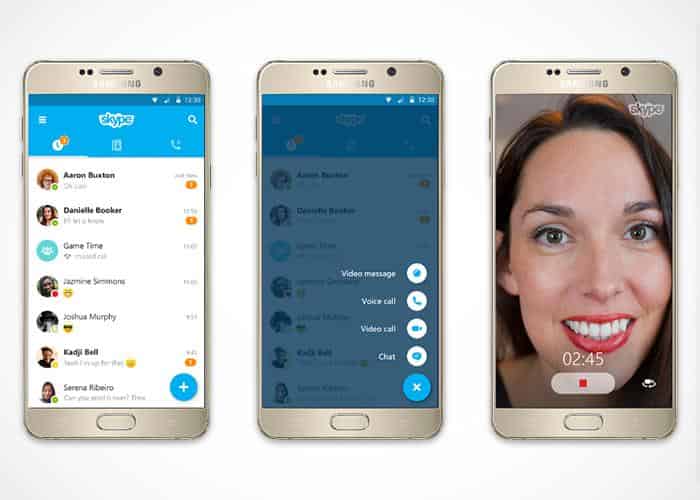 Skype para Android tiene nueva versión y diseño también Skype para Android tiene nueva versión y diseño también