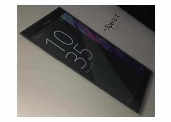 Esta es la apariencia del Sony Xperia X 2017, ultra delgado Esta es la apariencia del Sony Xperia X 2017, ultra delgado