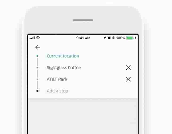Uber ahora permite hacer varias paradas en un mismo viaje Uber para poner varias direcciones