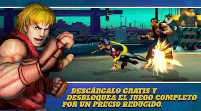 40 mejores juegos Android impresionantes y buenos! 3. Street Fighter IV Champion Edition